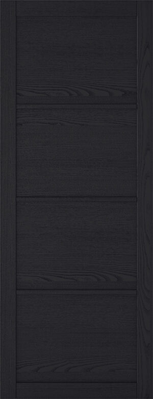 Internal Door Dark Charcoal Soho 4 Panel Full Finished