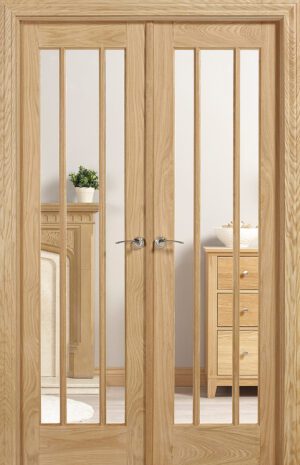 Oak Lincoln W4 Room Divider