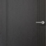 Internal Fire Door Laminate Black Monaco Fully Finished