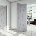 Light Grey Sorrento Internal Door Fully Finished - Image 2