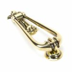 Aged Brass Loop Door Knocker - Image 2