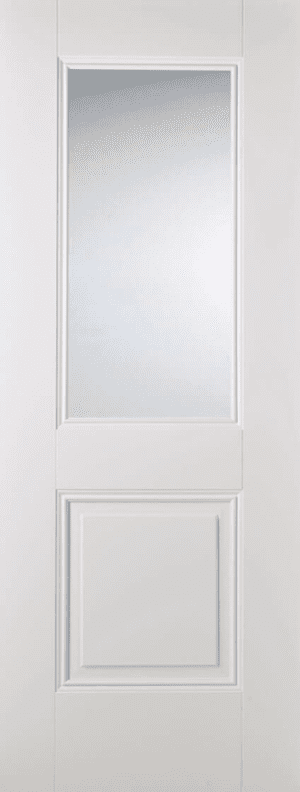 Arnhem 2 Panel White Glazed Internal Door