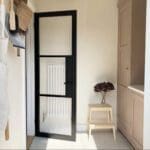 Black Tribeca Clear Glass Internal Door