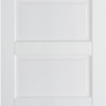 White Contemporary 4 panel internal door