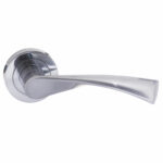 STATUS Colorado Lever Door Handle Round Rose (Multiple Finishes Available)