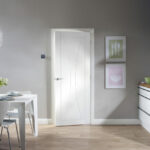 Verona White Primed Internal Door - Image 3
