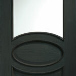 Oak Calabria Clear Bevelled Glass Internal Door Untreated - Image 3