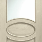 Oak Calabria Clear Bevelled Glass Internal Door Untreated - Image 4