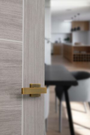Senza Pari Panetti Lever Door Handle on Flush Square Rose WAB - Image 2
