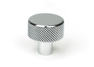 Polished Chrome Brompton Cabinet Knob - 25mm (No rose)