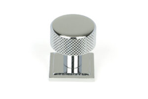 Polished Chrome Brompton Cabinet Knob - 25mm (Square)