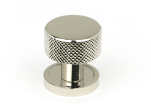 Polished Nickel Brompton Cabinet Knob - 25mm (Plain)