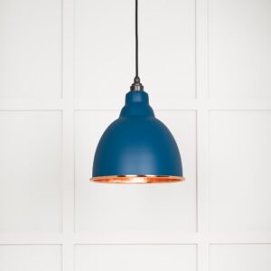 Hammered Copper Brindley Pendant in Upstream