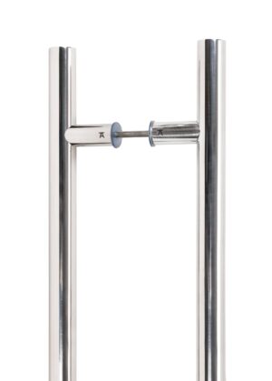 Polished Marine SS (316) 0.9m T Bar Handle B2B Fix 32mm �