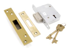 PVD 2�" 5 Lever BS Deadlock KA