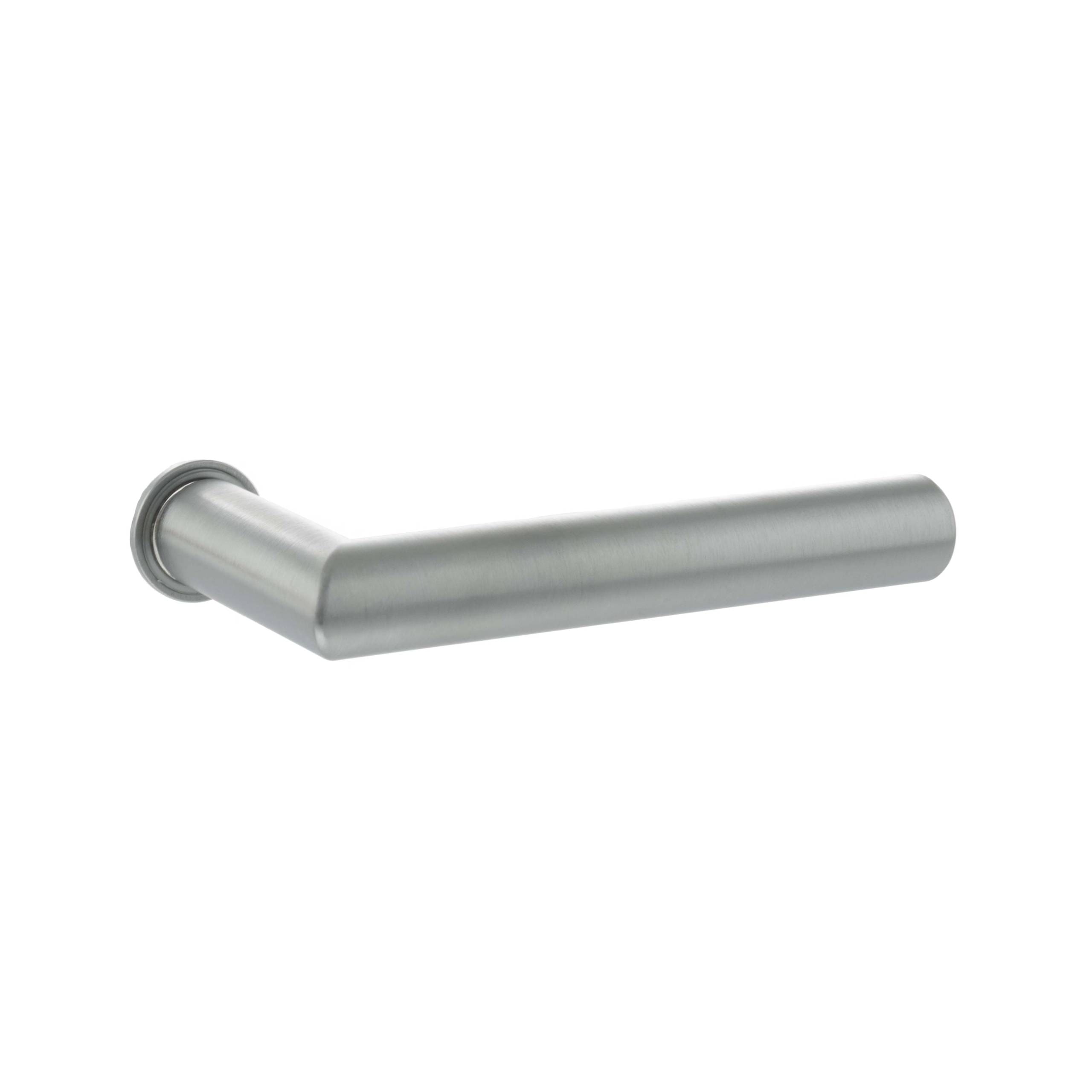Forme Elle Lever Door Handle on Concealed Round Rose - SC - Image 2