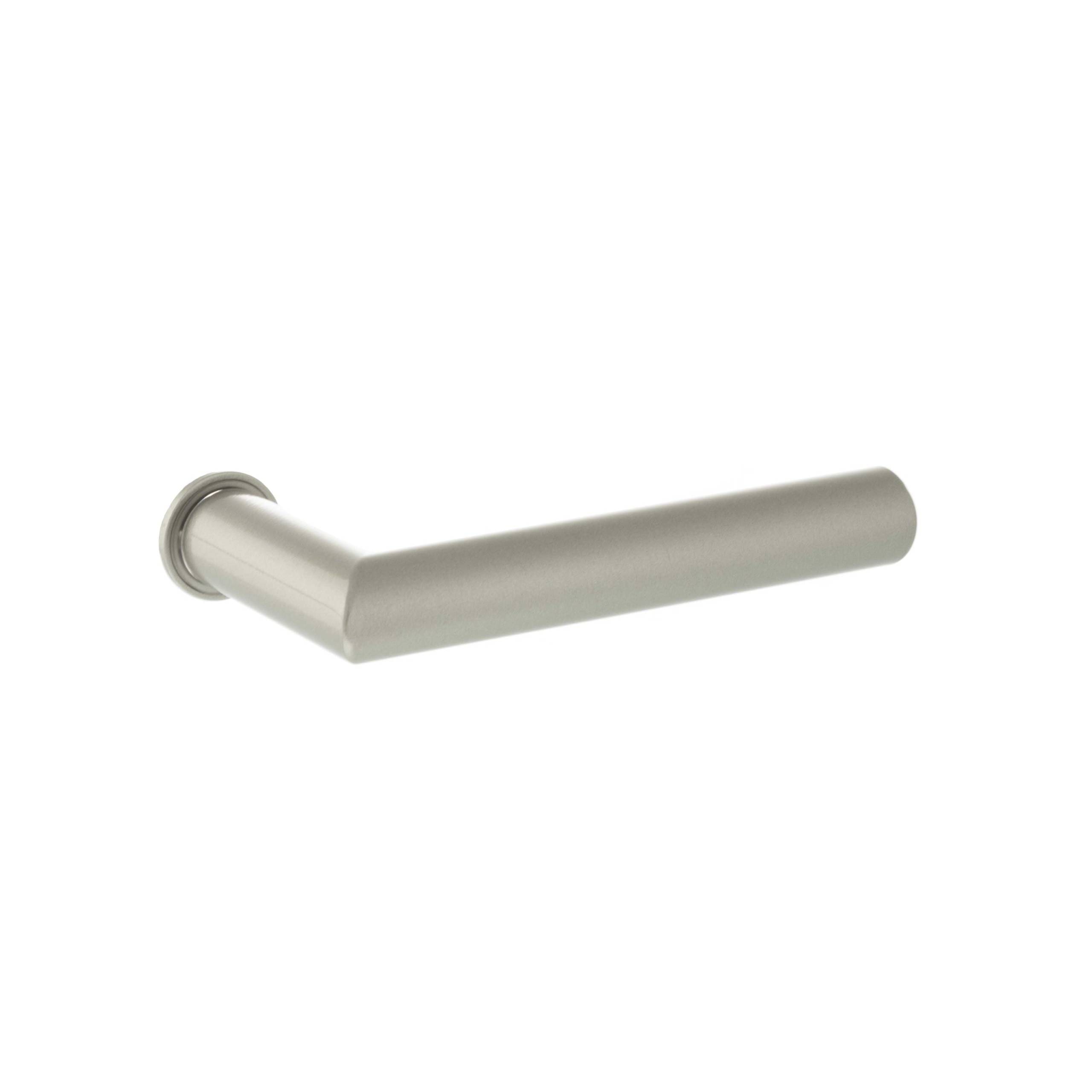Forme Elle Lever Door Handle on Concealed Round Rose - SN - Image 2