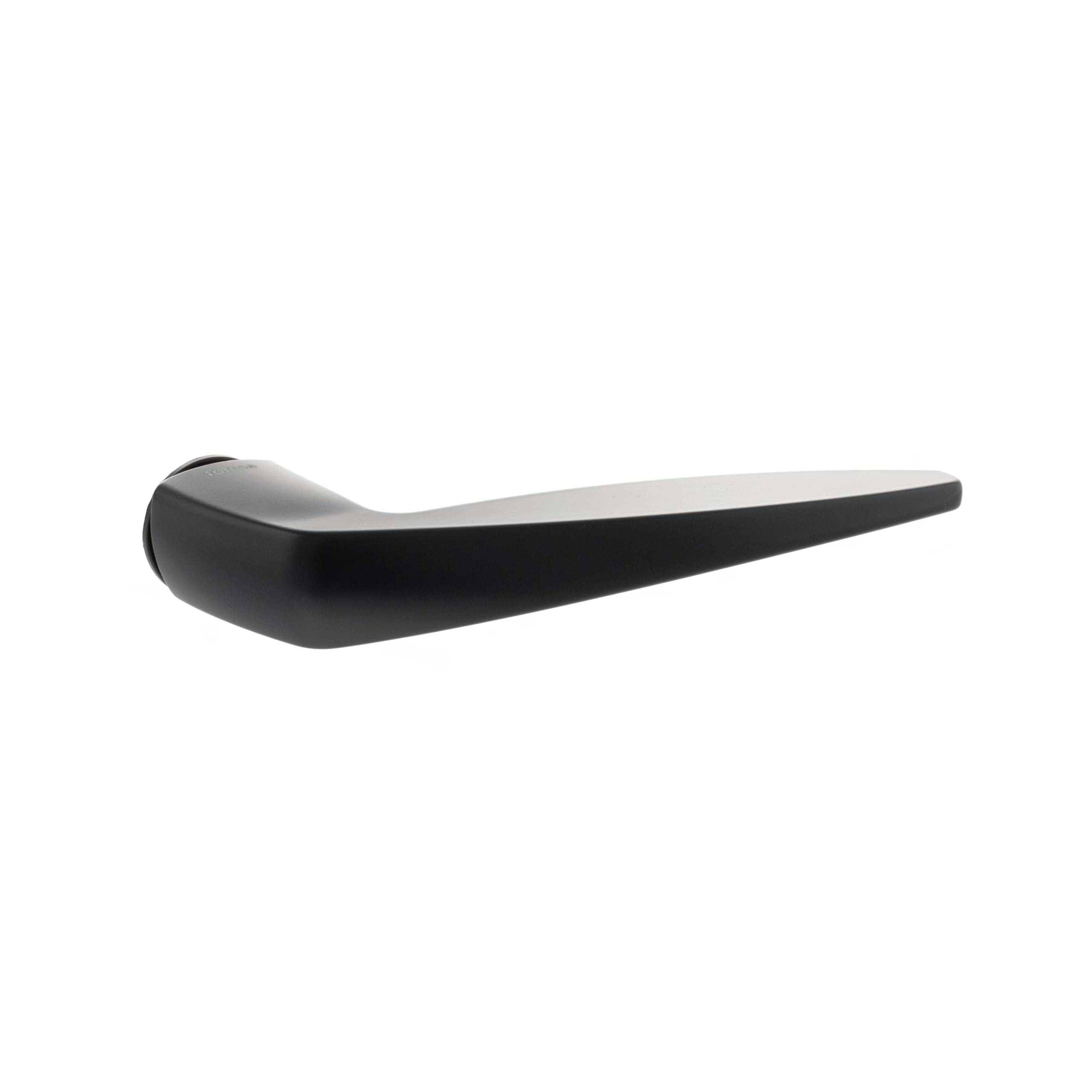Forme Foglia Lever Door Handle on Concealed Round Rose - MB - Image 2