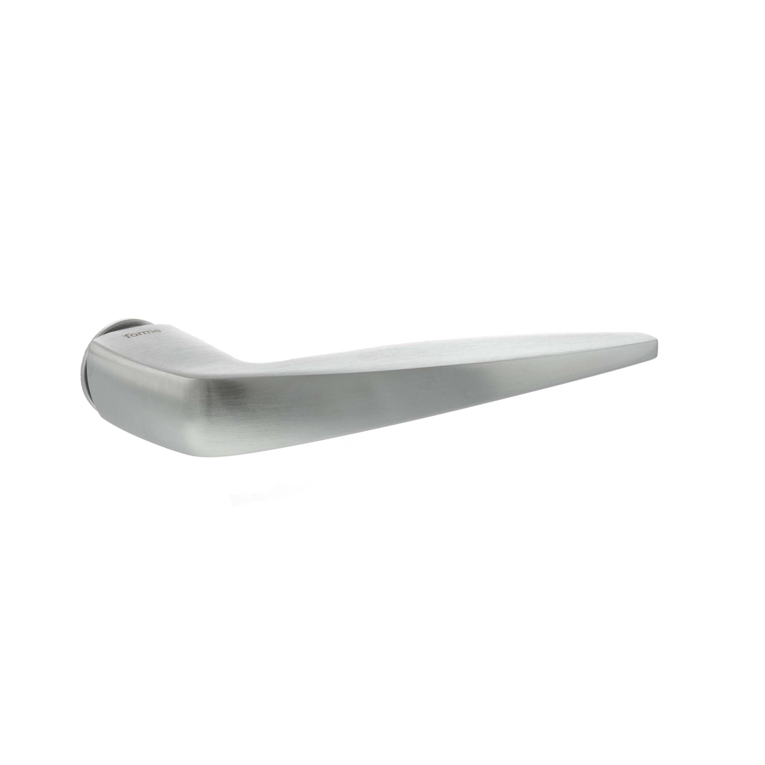 Forme Foglia Lever Door Handle on Concealed Round Rose - SC - Image 2