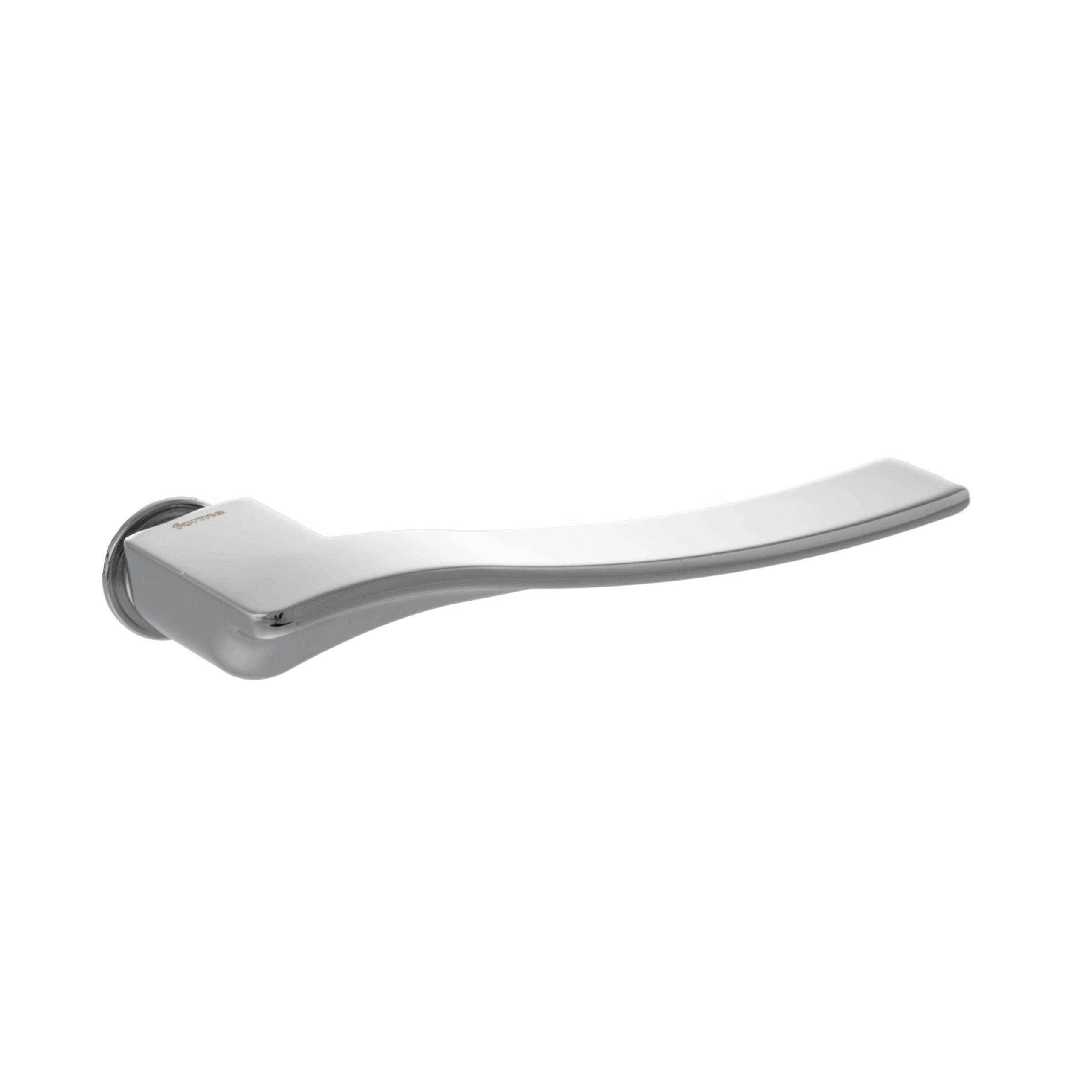 Forme Olimpia Lever Door Handle on Concealed Round Rose - PC - Image 2