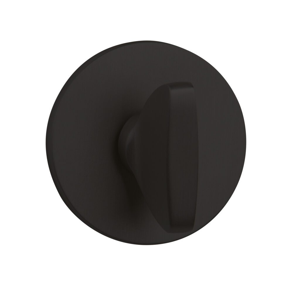 Pearl Black Tupai Rapido 5S Line WC turn and release on 5mm slimline round rose