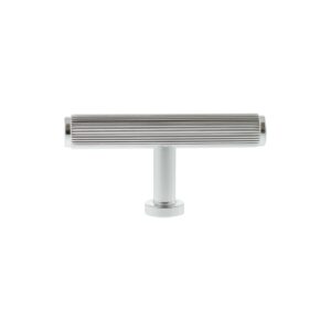 Millhouse Brass Battersea Linear T-Bar Cabinet Knob Handle - Polished Chrome