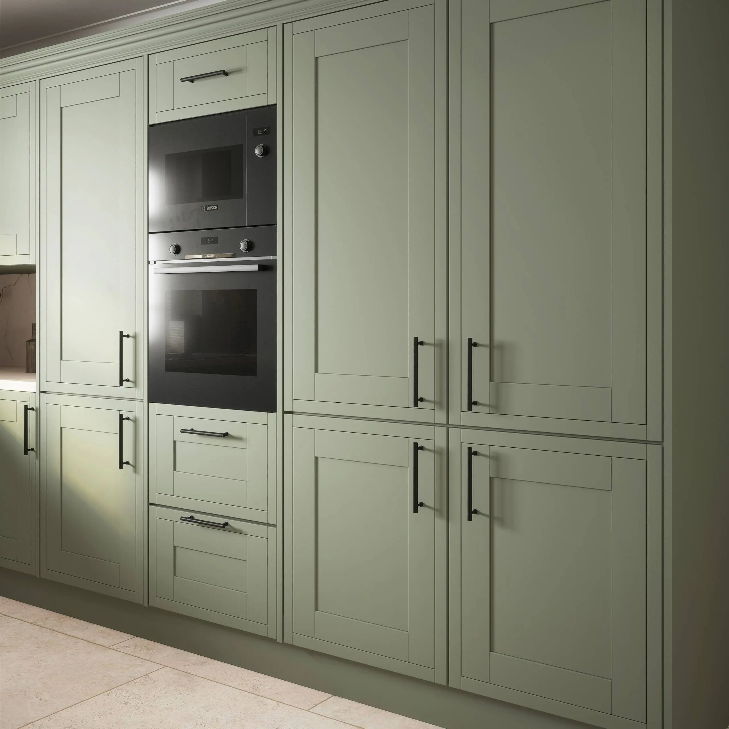 Millhouse Brass Paddington Spiral T-Bar Cabinet Pull Handle on Backplate 160mm - Matt Black - Image 2