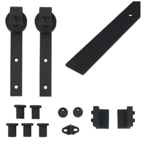 Black Barn Sliding Door Gear Kit - Image 2
