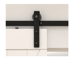 Black Barn Sliding Door Gear Kit - Image 3