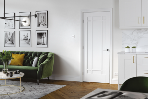 White Manhattan Primed Internal Door - Image 2