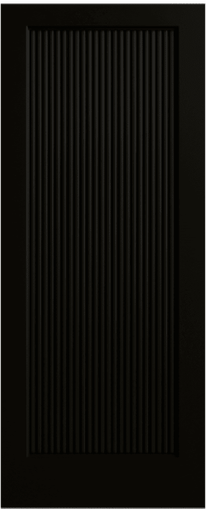 Ravenna Black Solid Door – Prefinished 1-Panel Black Internal Door UK