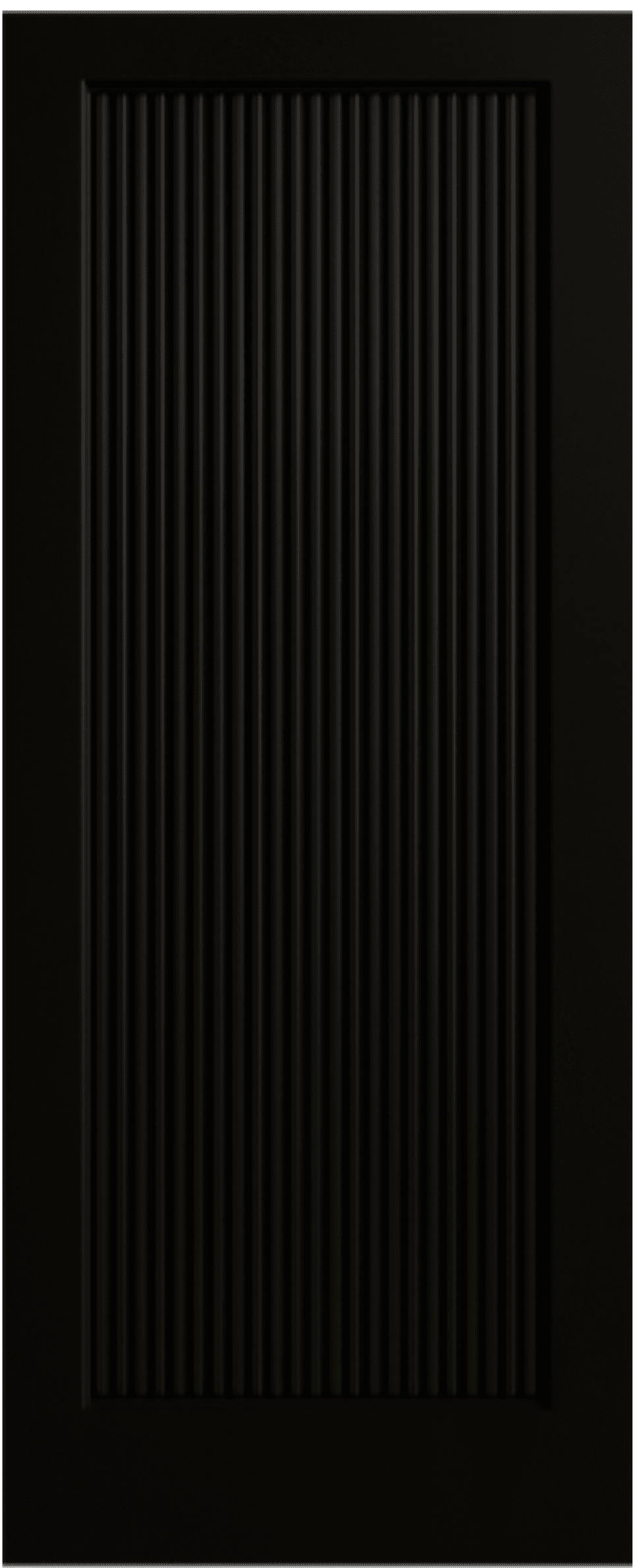 Ravenna Black Solid Door – Prefinished 1-Panel Black Internal Door UK