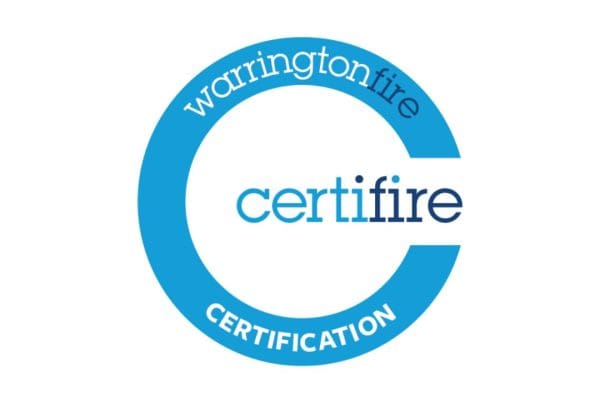 Certifire certification logo by Warringtonfire