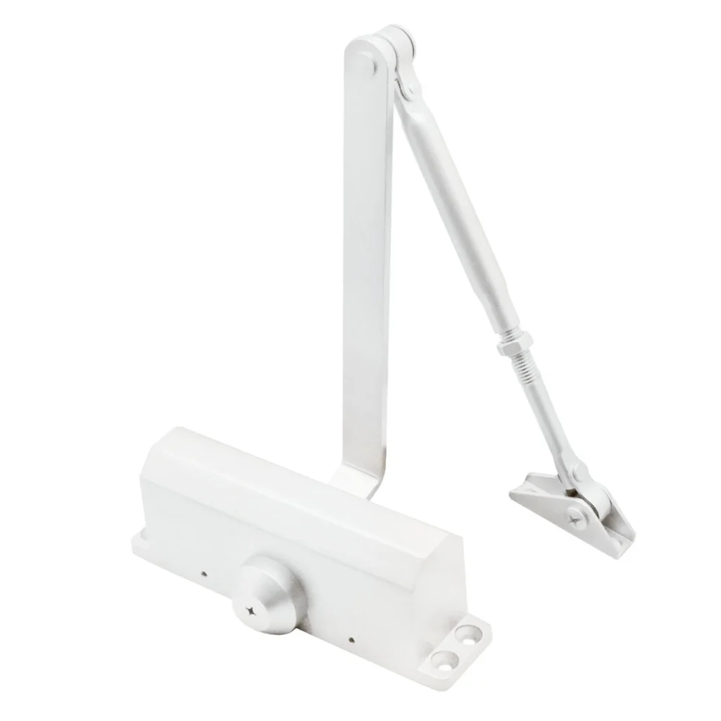 overhead fire door closer size 3 white