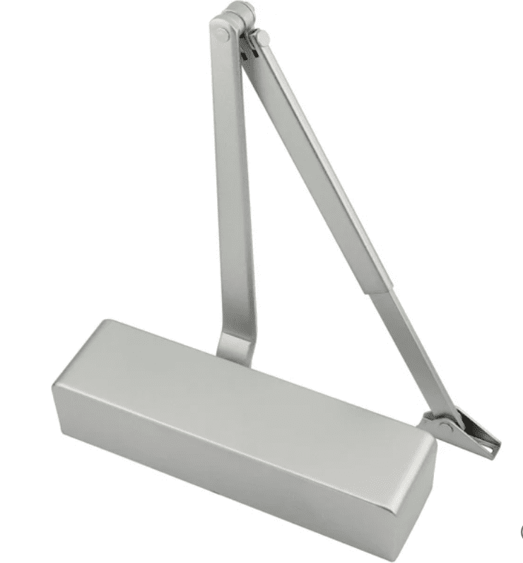 universal fire door closer size 2-4 silver