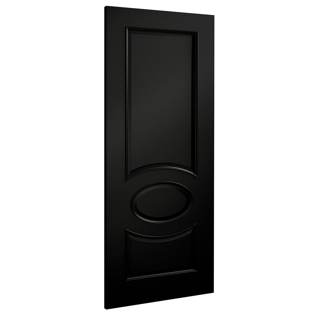 deanta clarendon black prefinished internal door