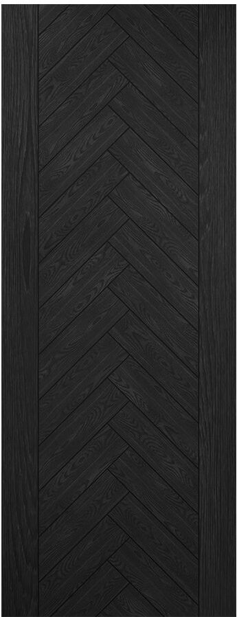 brushed black oak internal door deanta fontaine