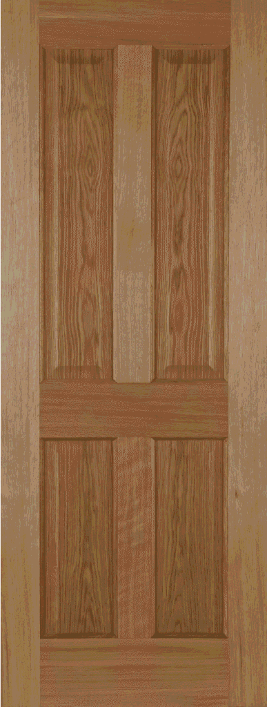 oak 4 panel internal door solid core traditional