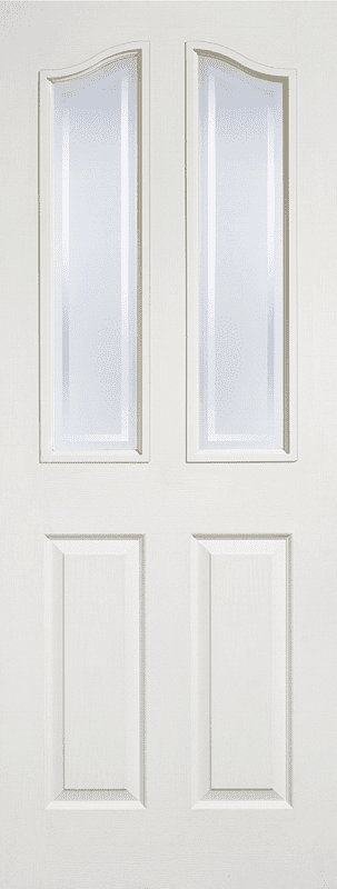 white mayfair 2l glazed internal door