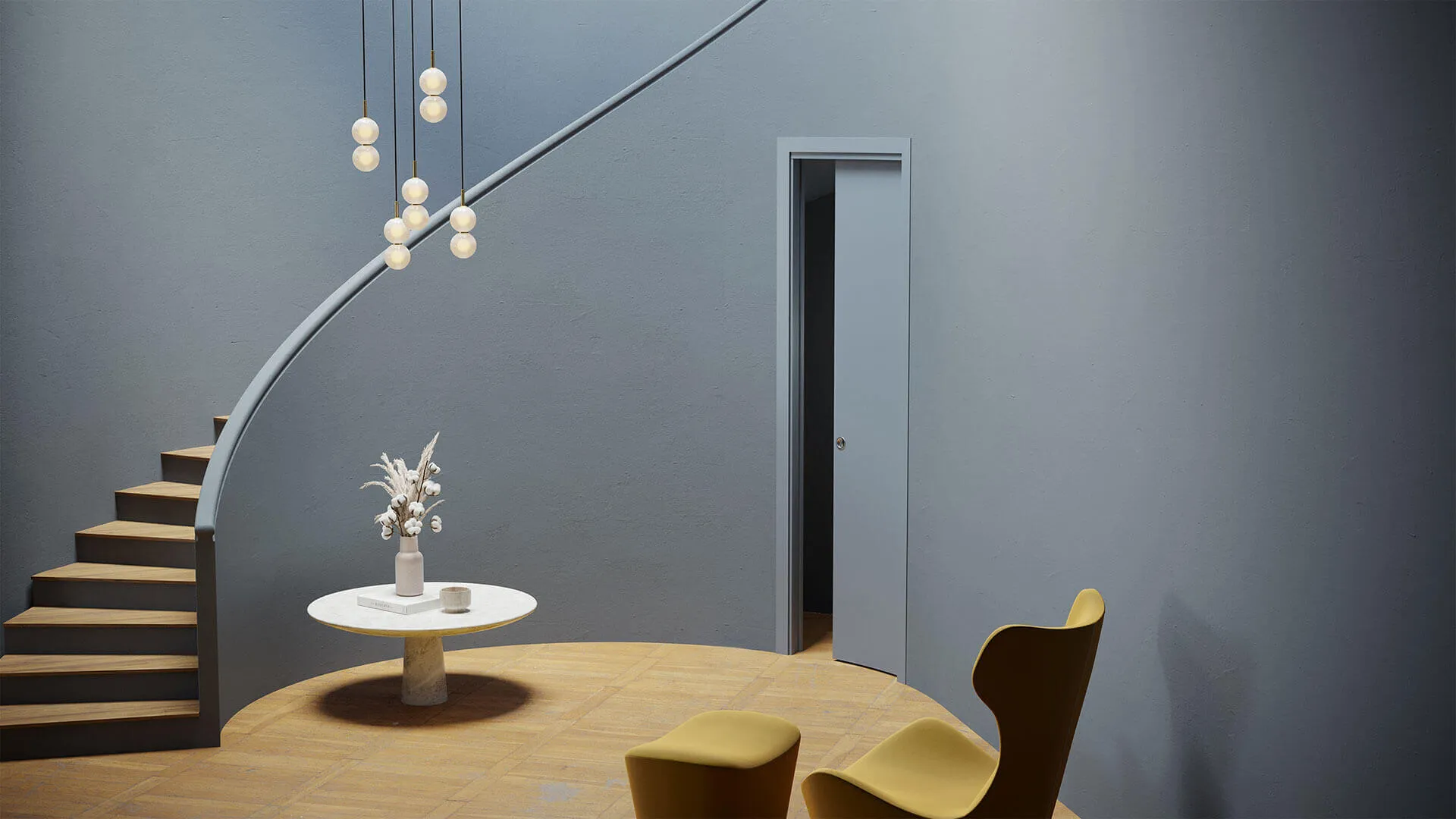 curved sliding pocket door interior installation