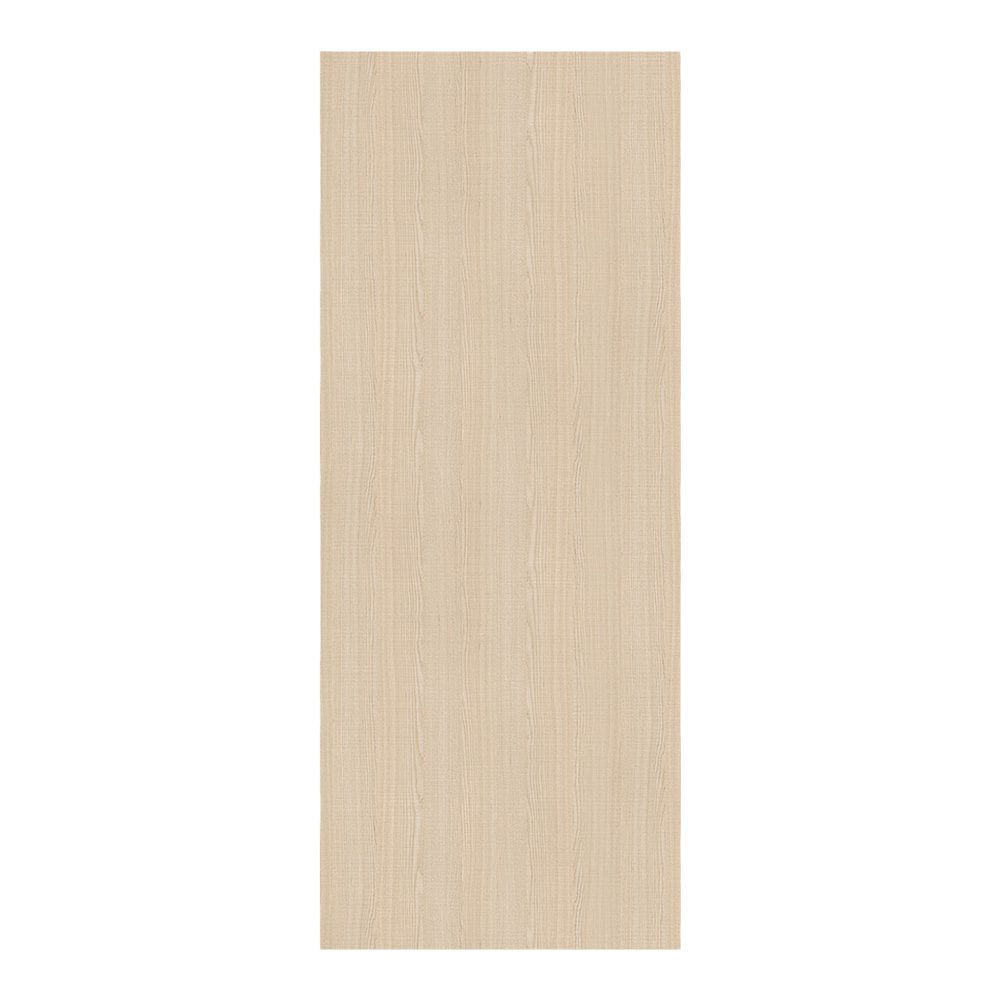 Light beige wooden panel with subtle vertical grain pattern.